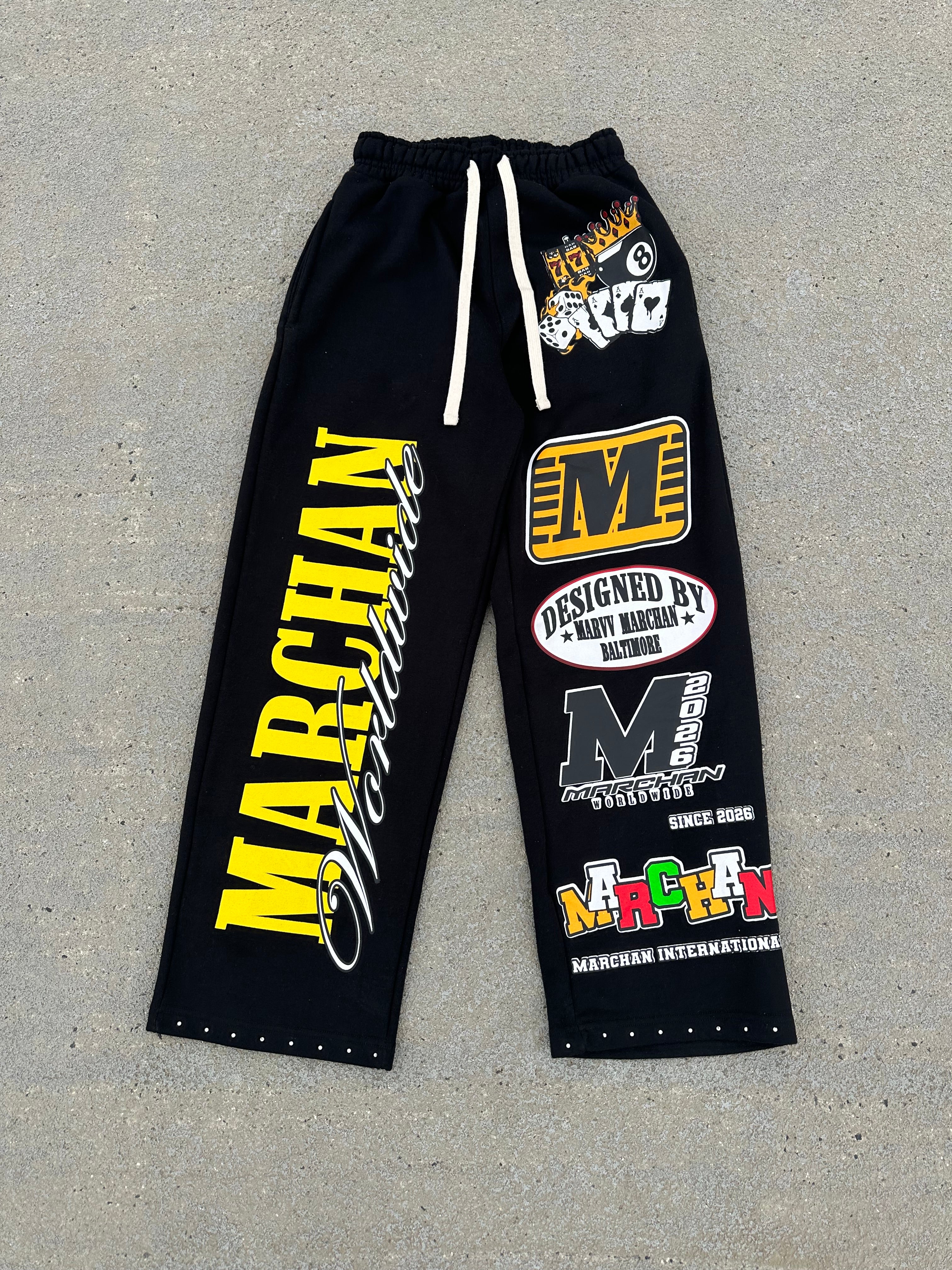 HIGH STAKE LEGACY SWEATPANTS (BLK)