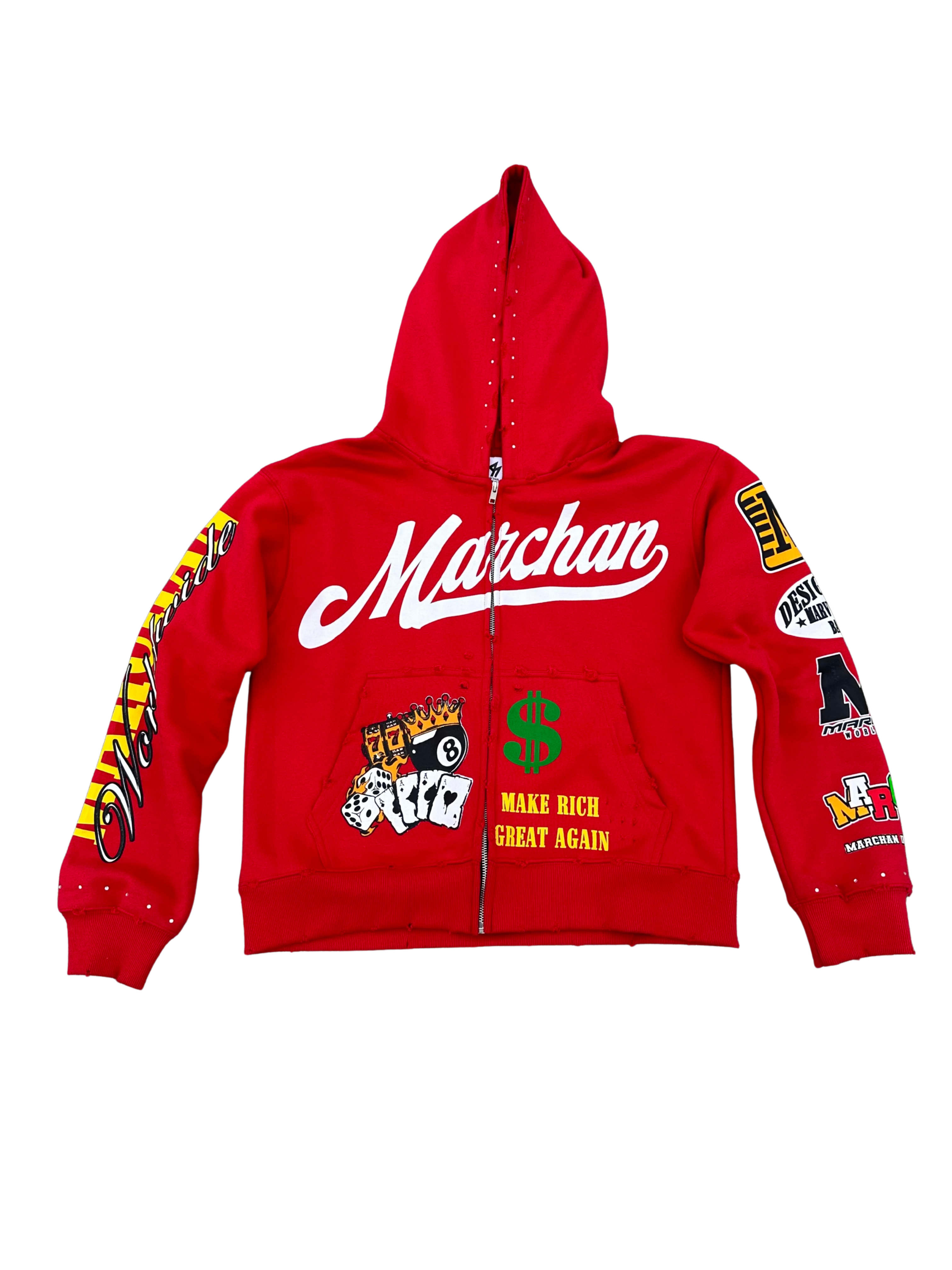 HIGH STAKE LEGACY HOODIE (RED)