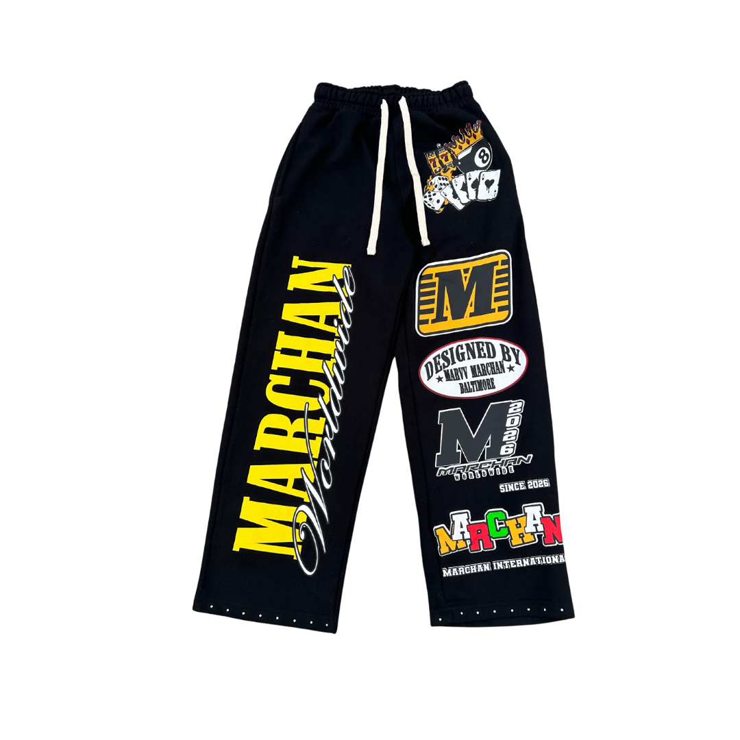 LEGACY SWEATPANTS- BLK